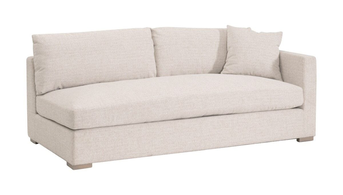 Essentials For Living 6730-2S1RA.LSSND Newport Outdoor Modular 2-Seat Right Track Arm Sofa