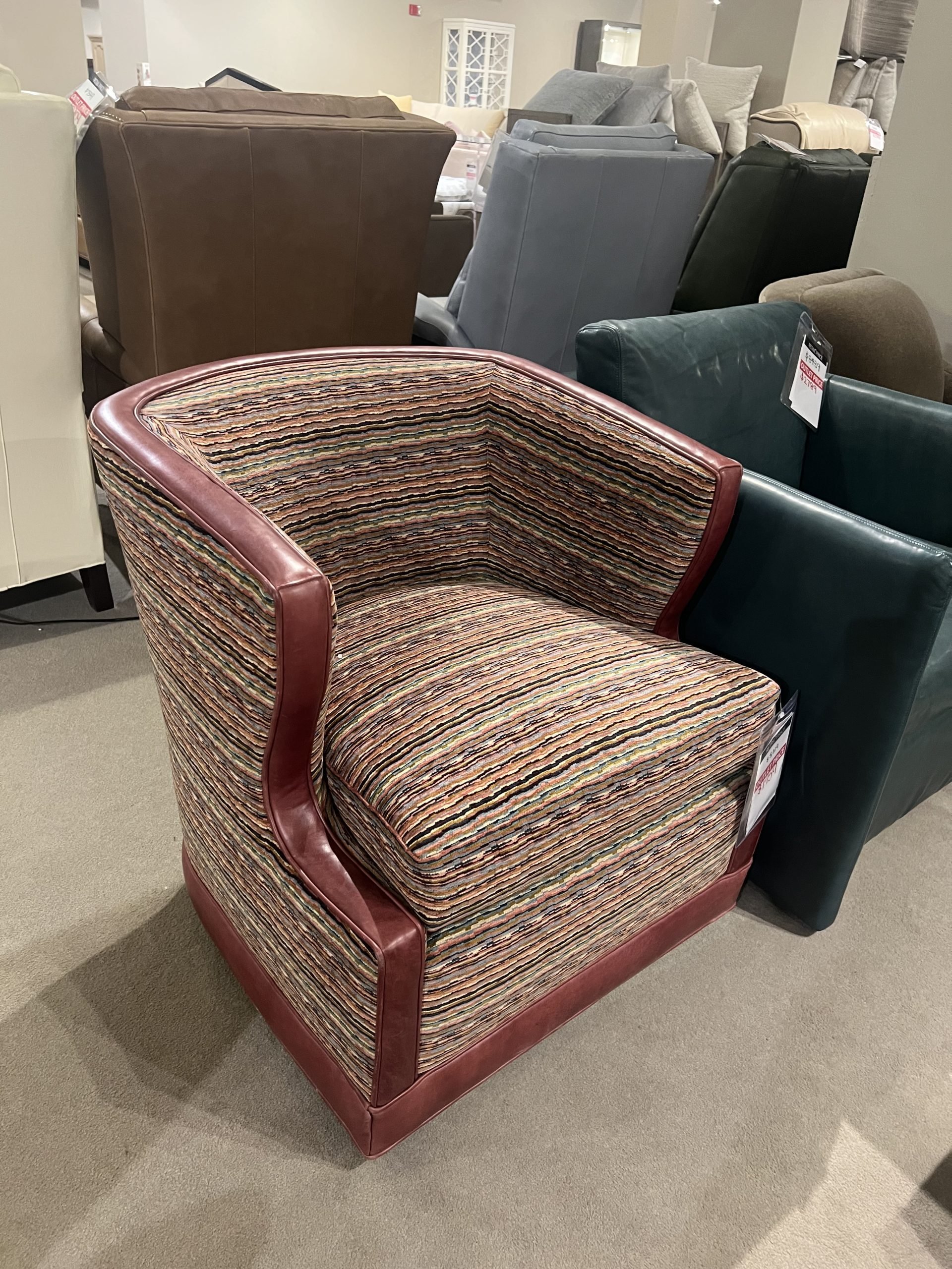 Jessica Charles 5370-S/130 Skylar Swivel Chair