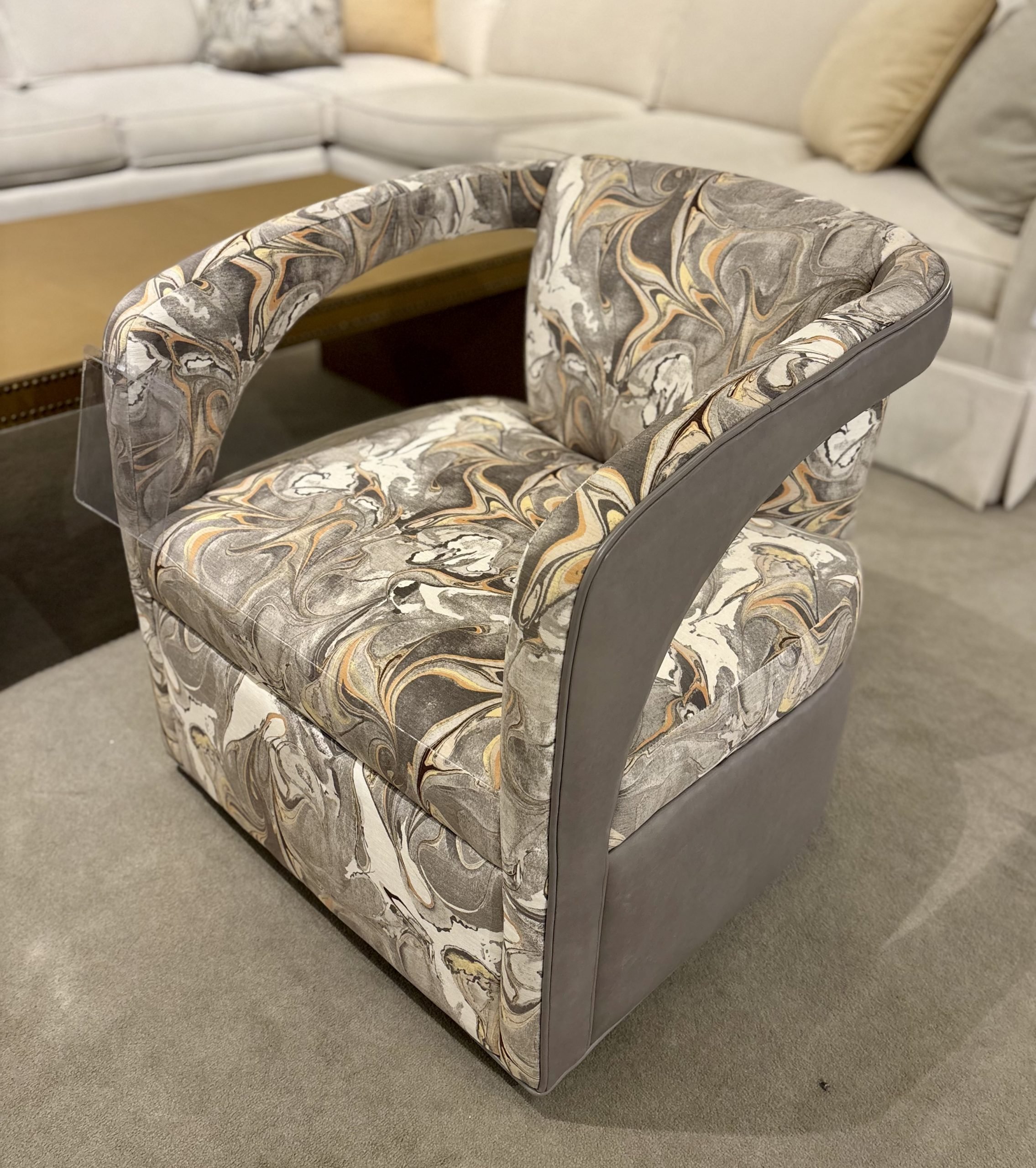 Jessica Charles 5233-S/128 Carmela Swivel Chair