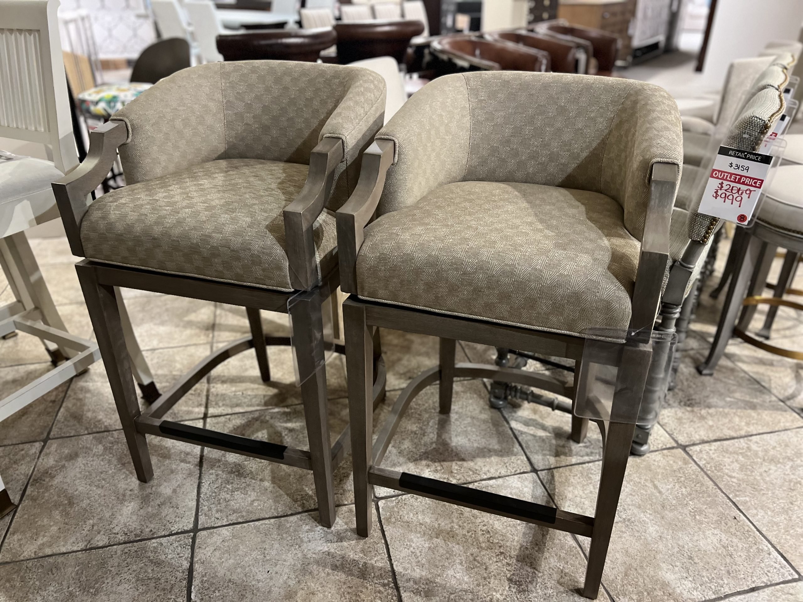 Jessica Charles 41-2-30-MS/64,65 Sierra Memory Bar Stool