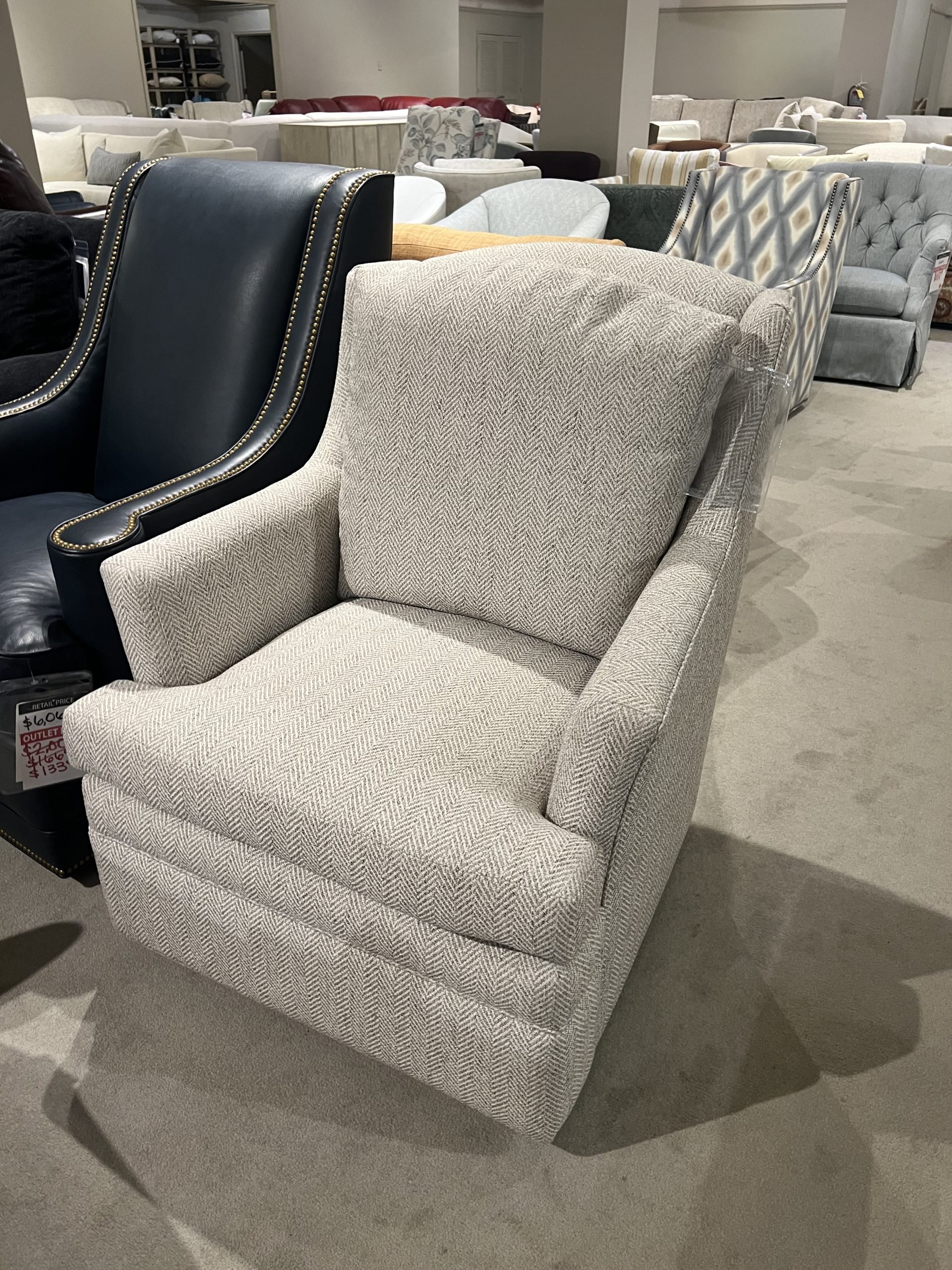 Jessica Charles 5498-S/249 Cagney Swivel Chair