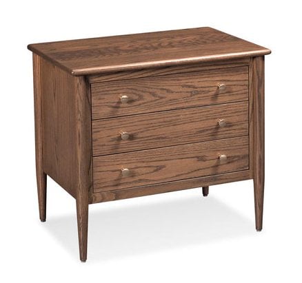Simply Amish SNTAT-02C1 Tate 3-Drawer Nightstand