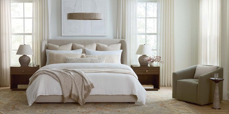 Bassett Furniture 2844-KP79-6446-0 Stacy Cal. King Upholstered Platform Bed Bassett Furniture 2844-KP79-6446-0 Stacy Cal. King Upholstered Platform Bed