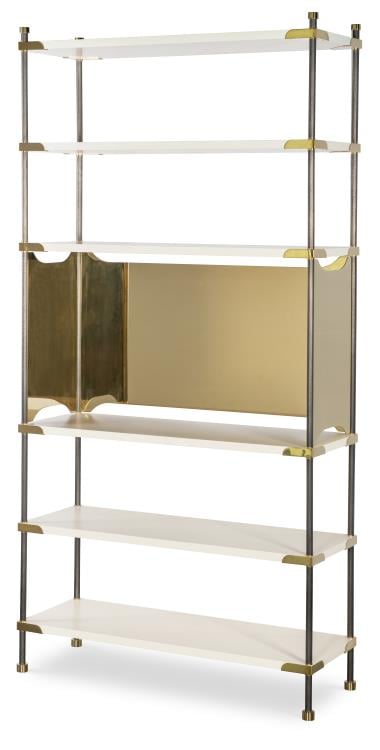 Highland House HH19-508-PL Benson Etagere - Pearl Finish