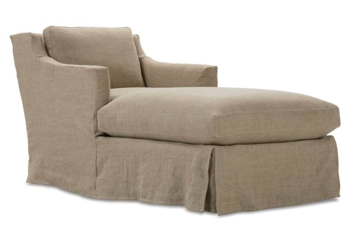 Rowe Furniture MADELINE-SLIP-039-RC Madeline Slipcovered Chaise Chair