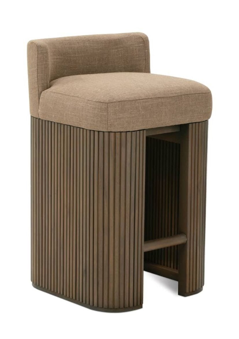 Rowe Furniture R130-540 Kindred Barstool with Back - Sesame