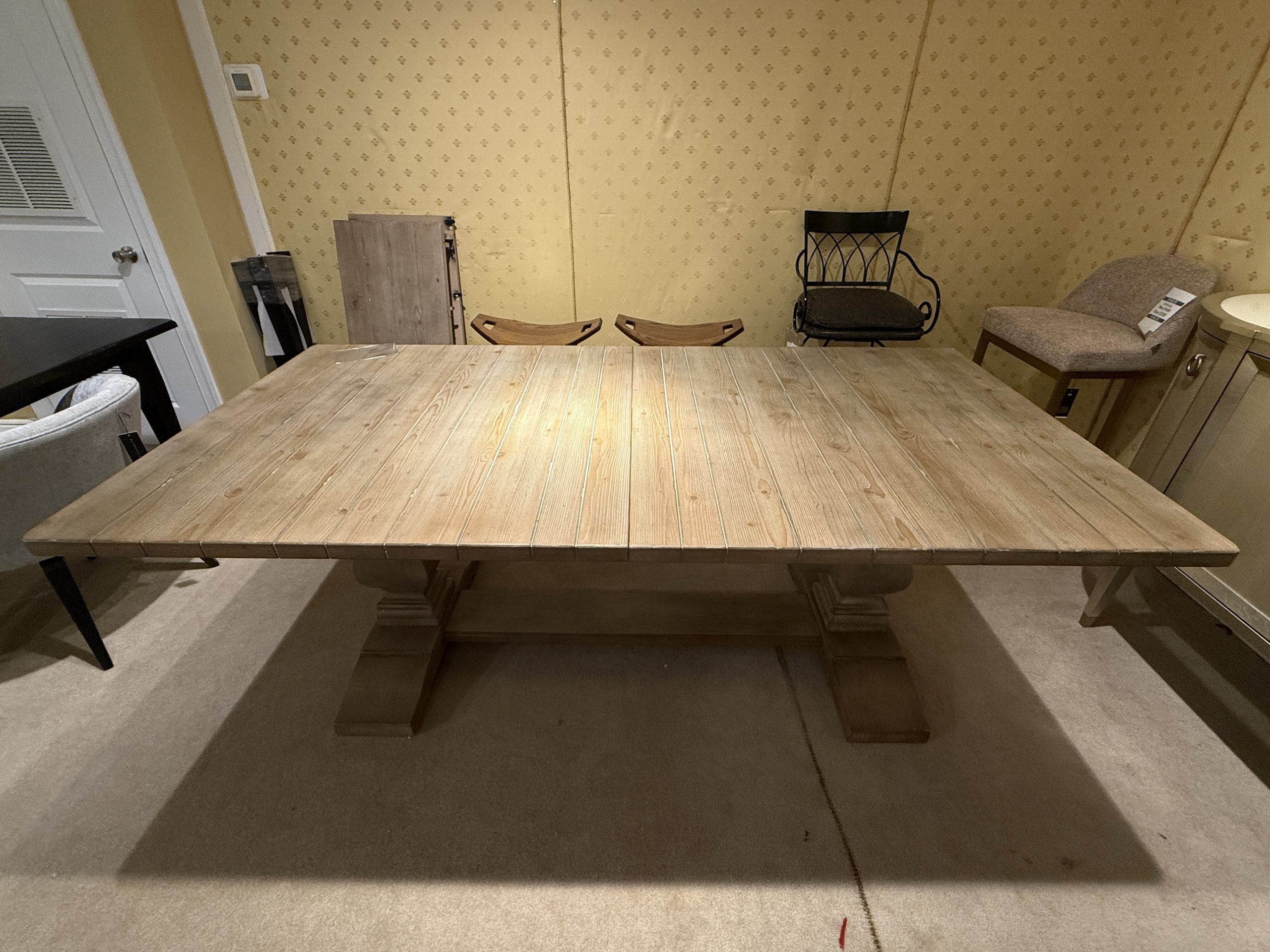 Legacy Classic 7515-622K Monteverdi Rectangular Trestle Dining Table