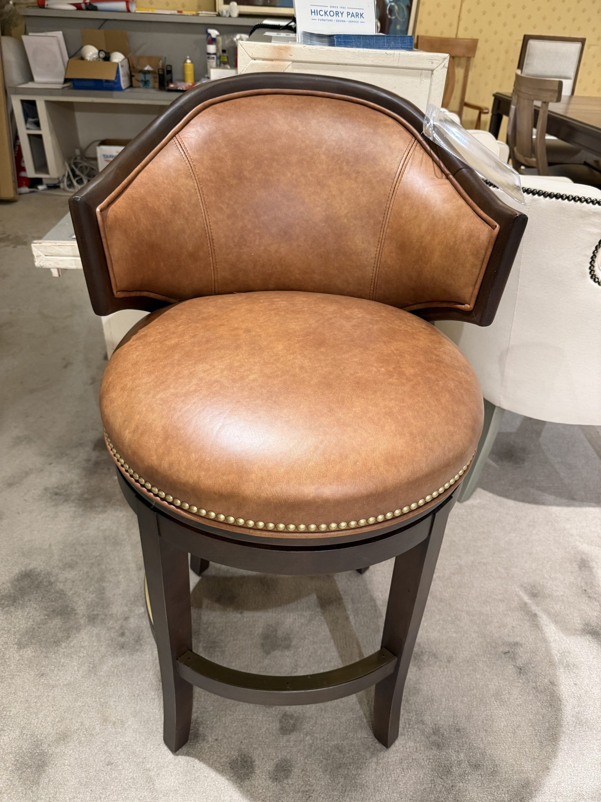 Fairfield Chair L-2004-06 Gimlet Leather Barstool