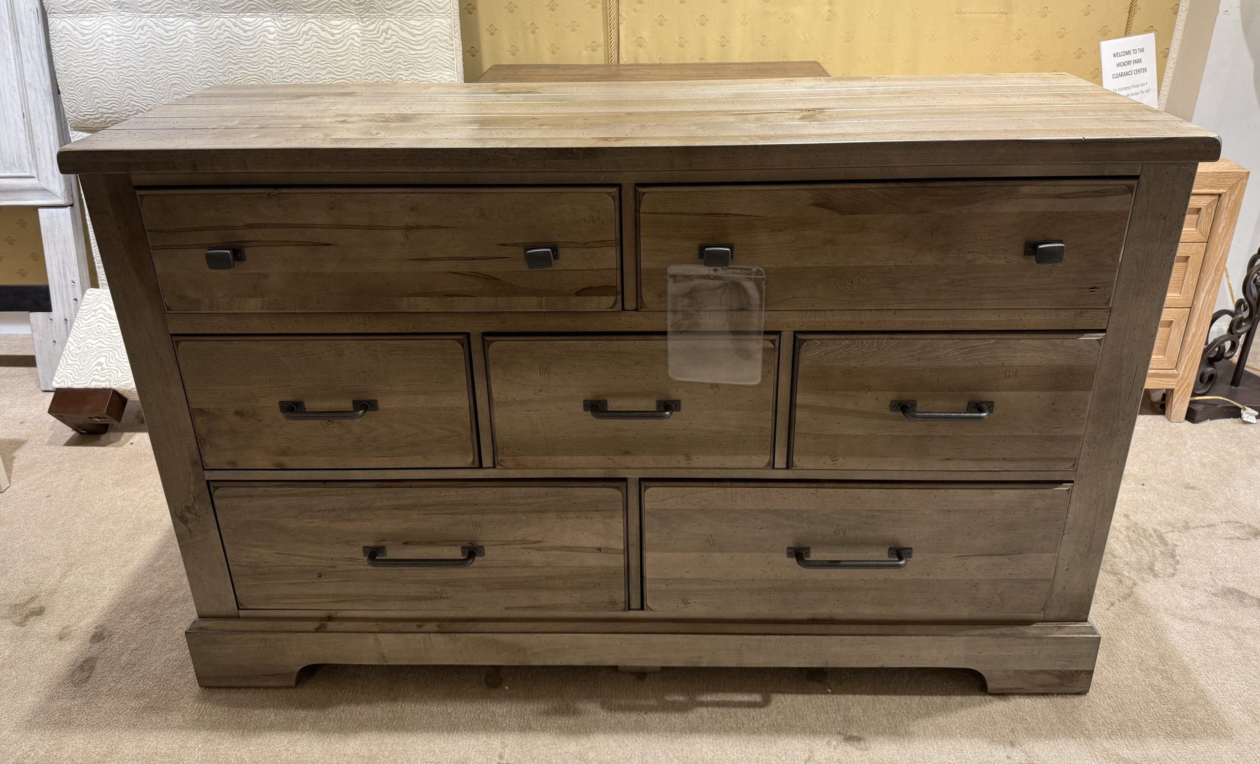 Vaughan Bassett 170-002 Artisan & Post Cool Rustic 7 Drawer Dresser