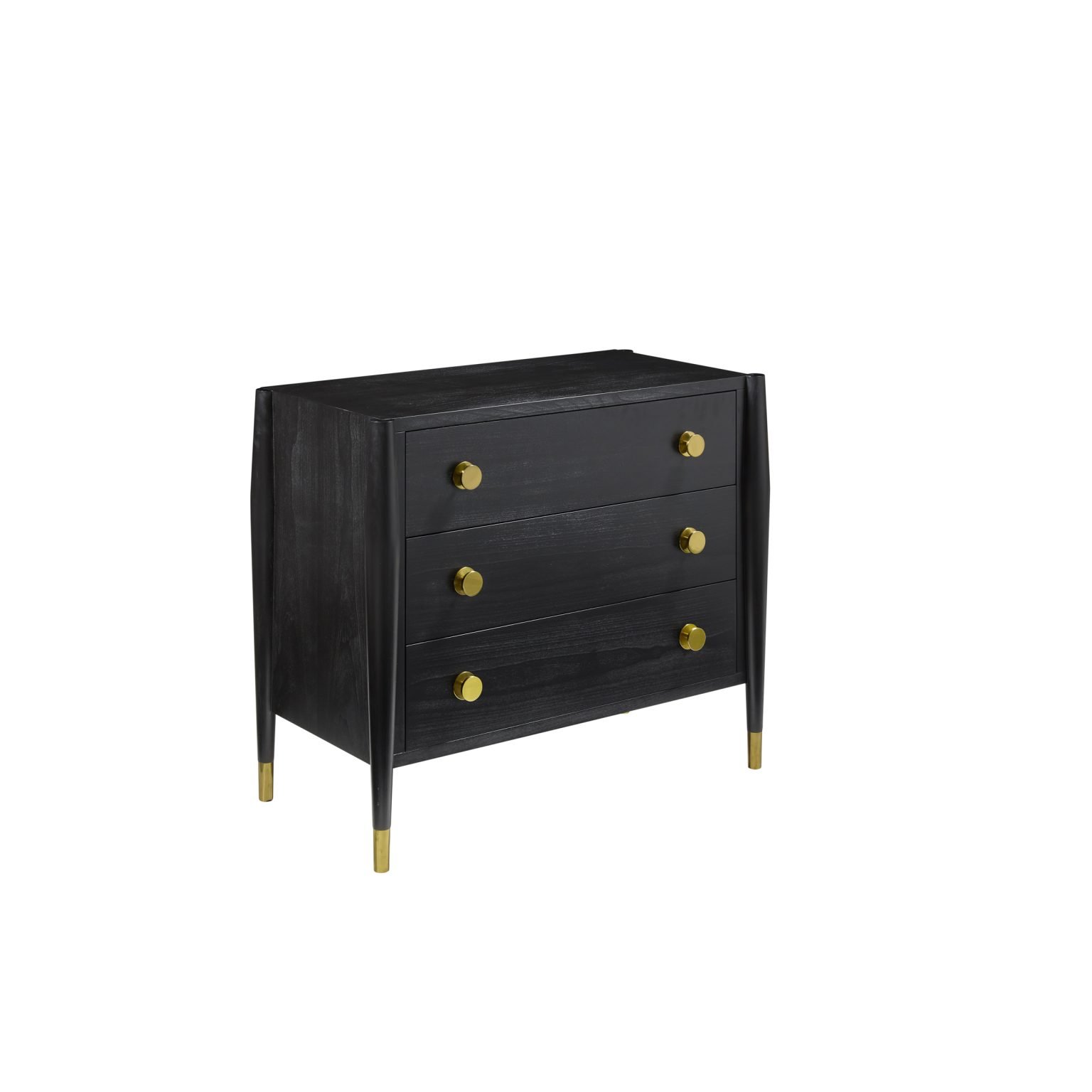 Modern History MH1247F01 Concourde Bedside Chest-Ebony