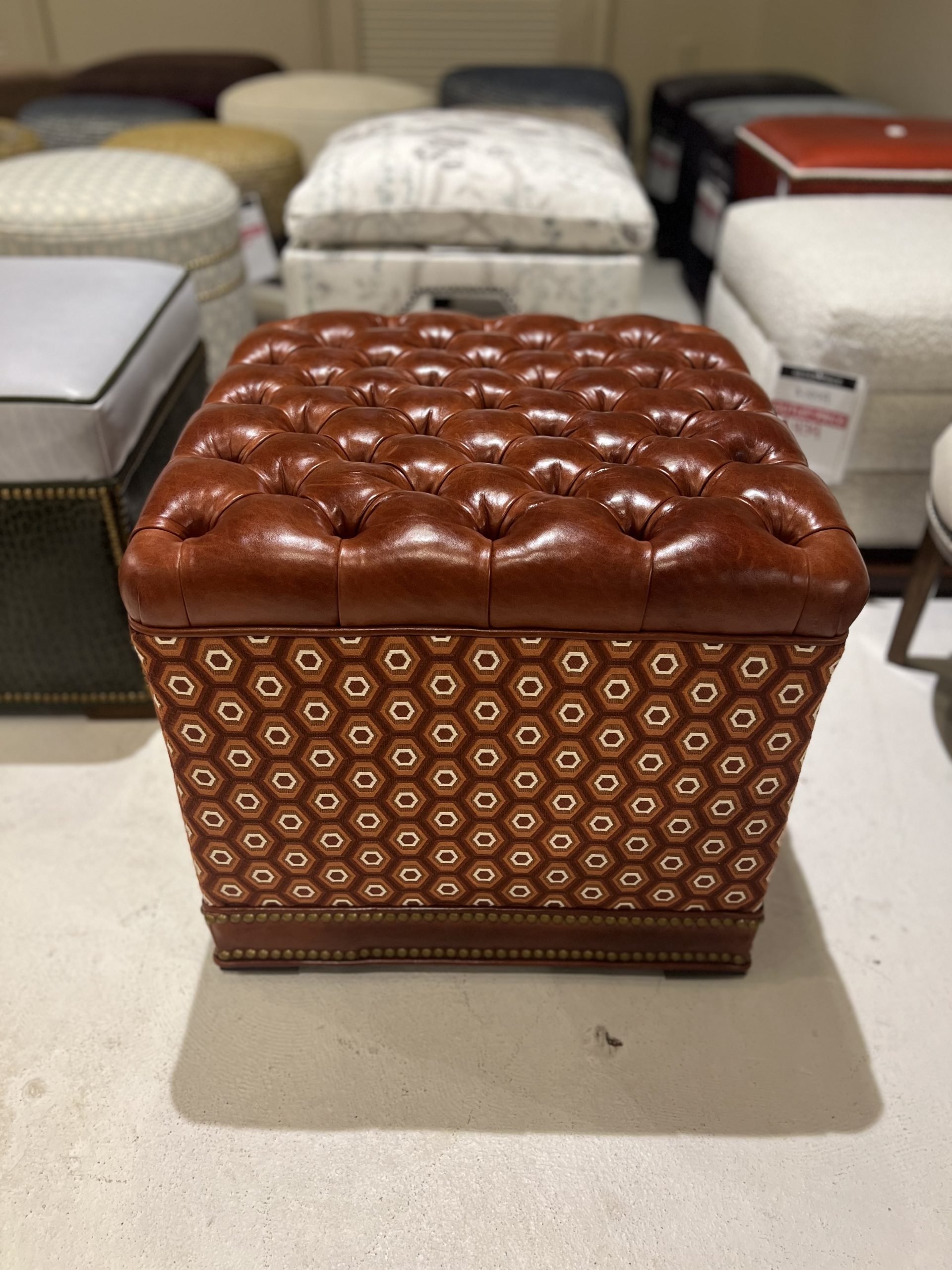 Jessica Charles 8912-T/10414 Lulu Tufted Ottoman