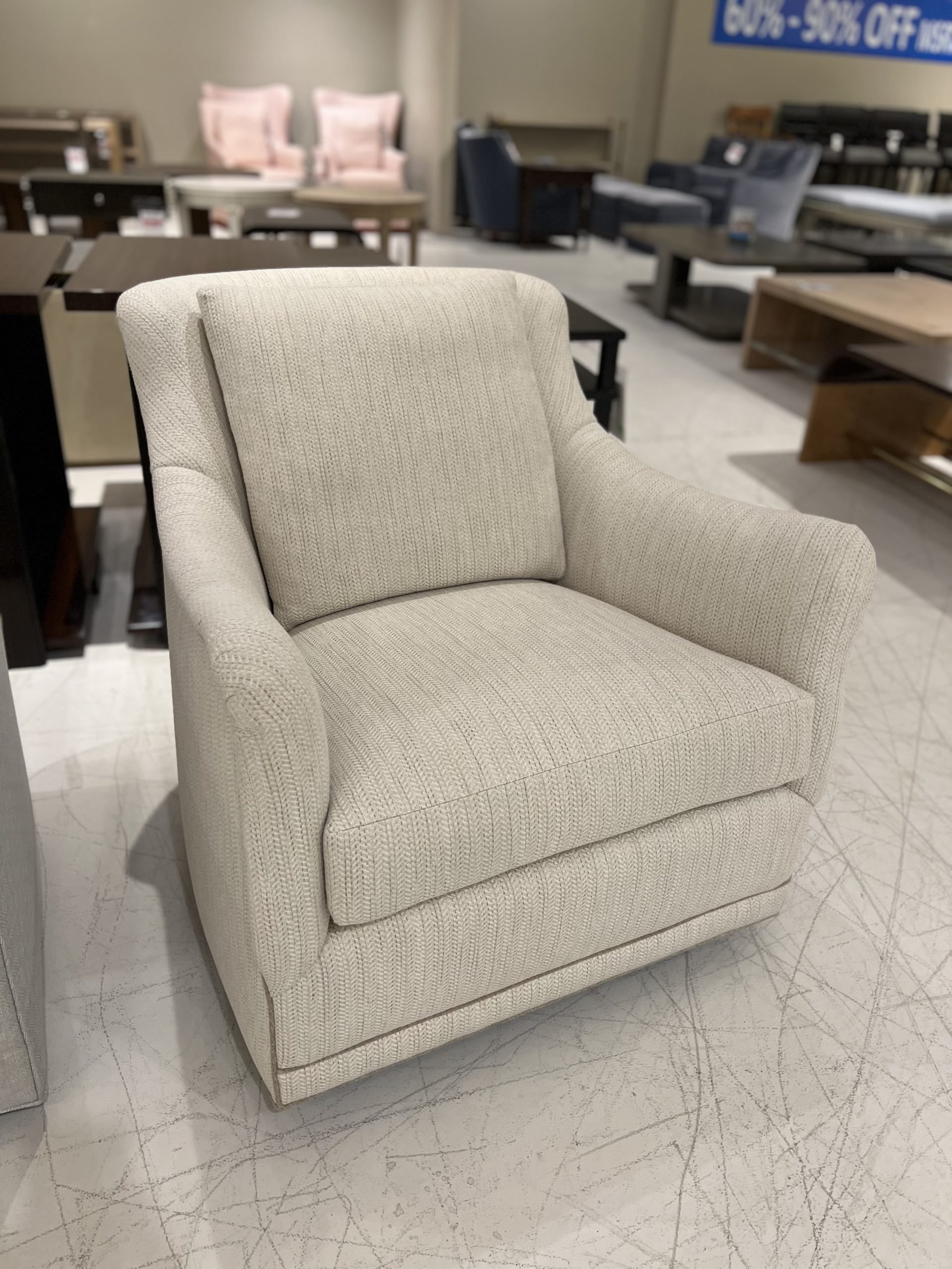 Jessica Charles 5478-E-SR/10359 Arcadia Swivel Rocker