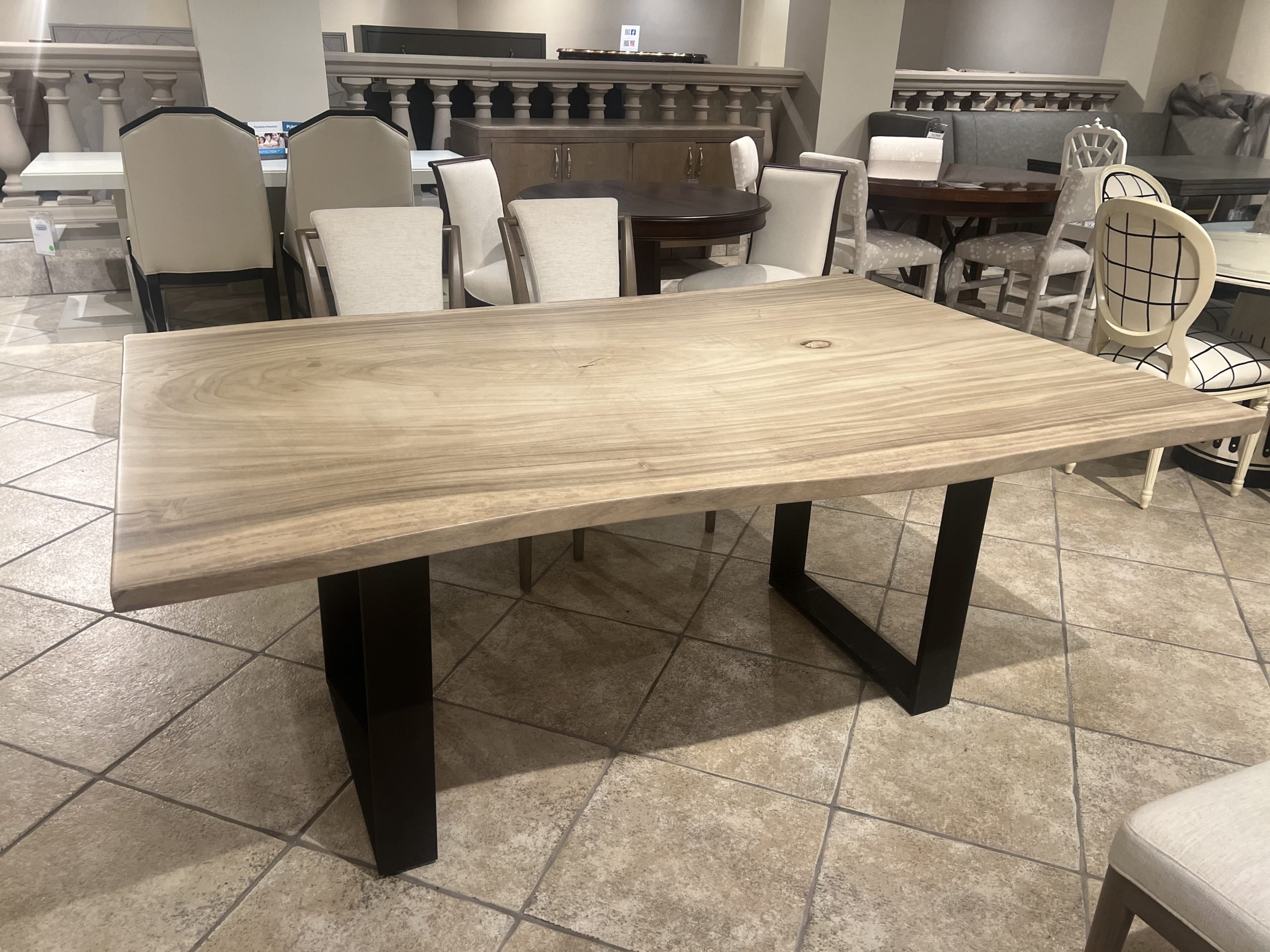 Century CR9-989TB 72" Custom Live Edge Table