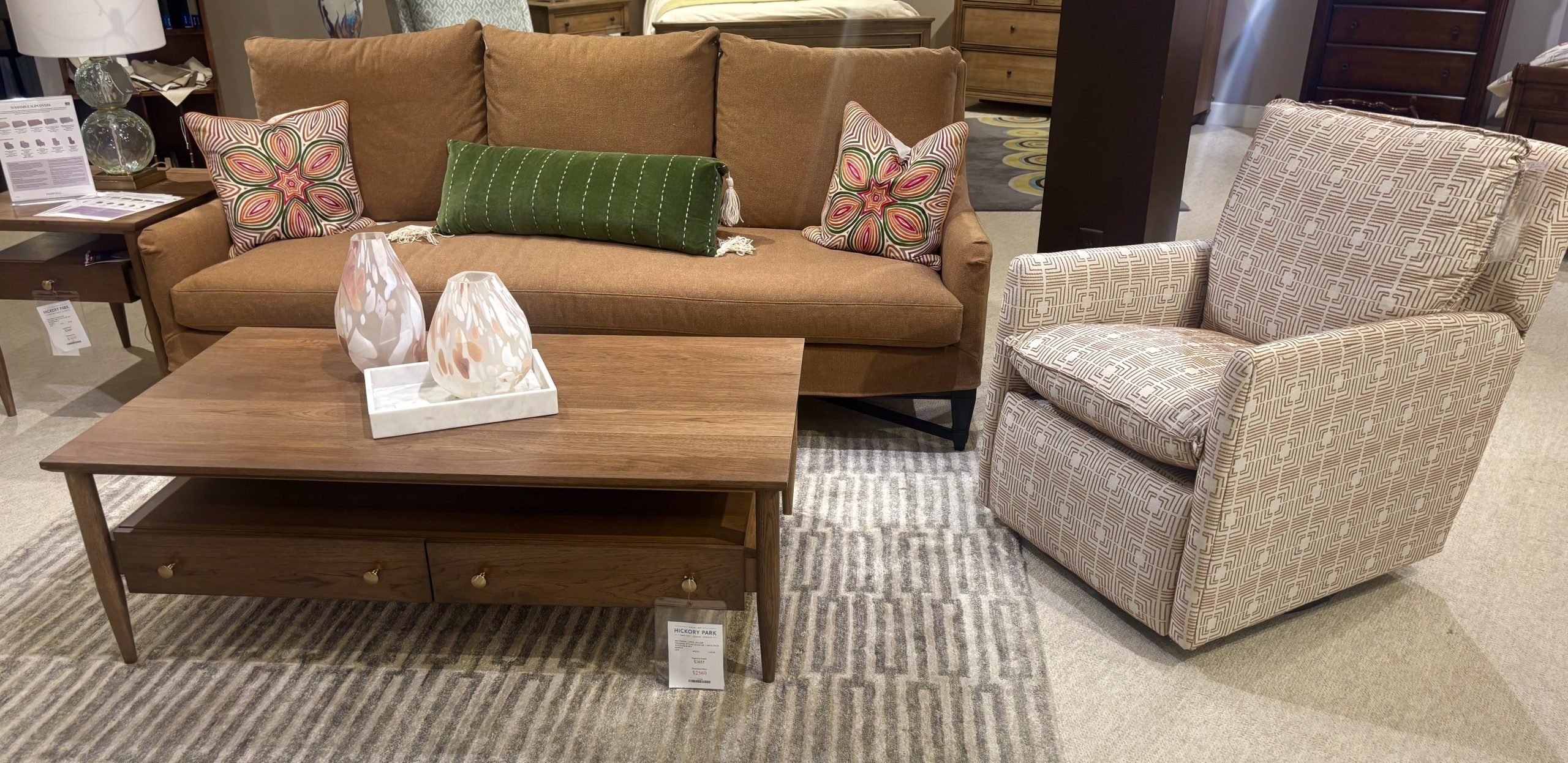 Fairfield W-S015-50/457G-MR Sofa and Chair