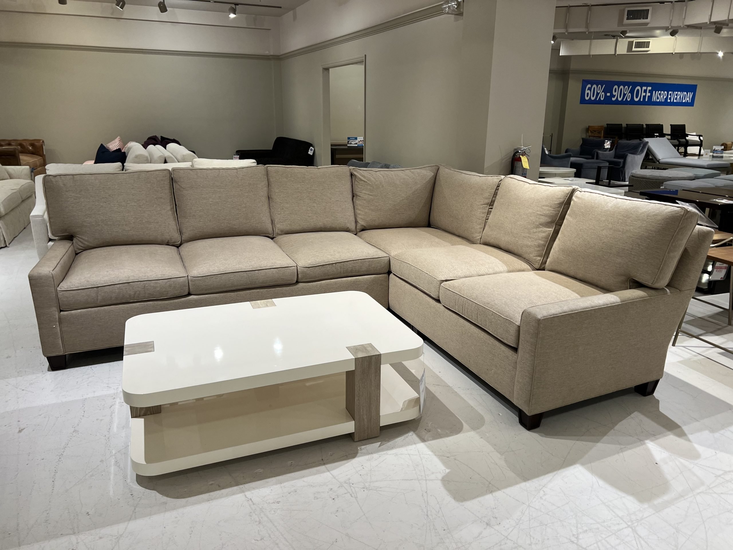 Hickory Chair HC4130,4133-14/160,170 M2M 2PC Sectional