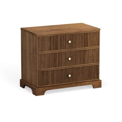 Simply Amish SNPRE-02C3 Prescott 3-Drawer Nightstand