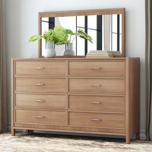 Simply Amish SMBEE-07B3 Benedict Dresser Mirror