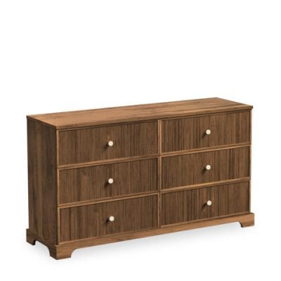 Simply Amish SSPRE-08F3 Prescott 72" 6-Drawer Dresser