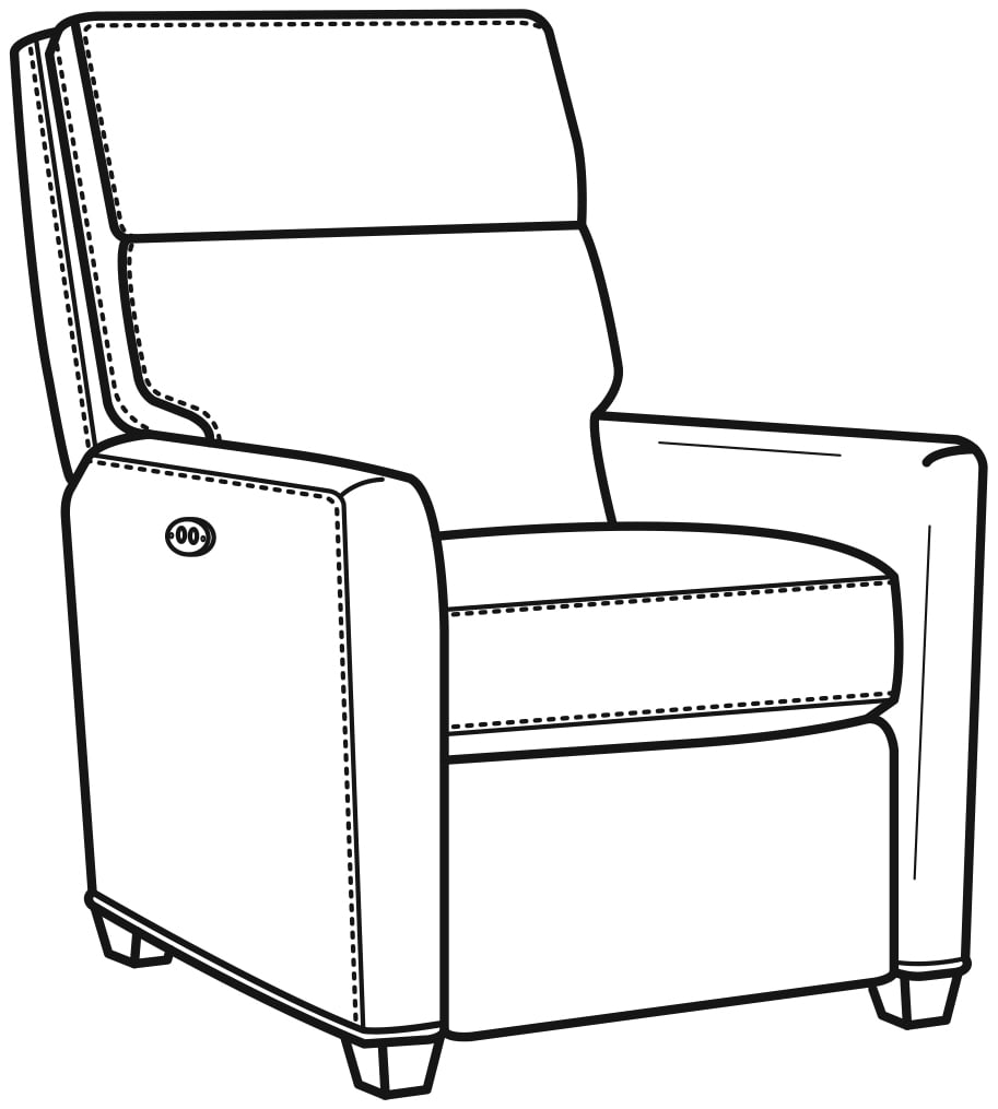 CR Laine 1106-05PR Curtis Power Recliner