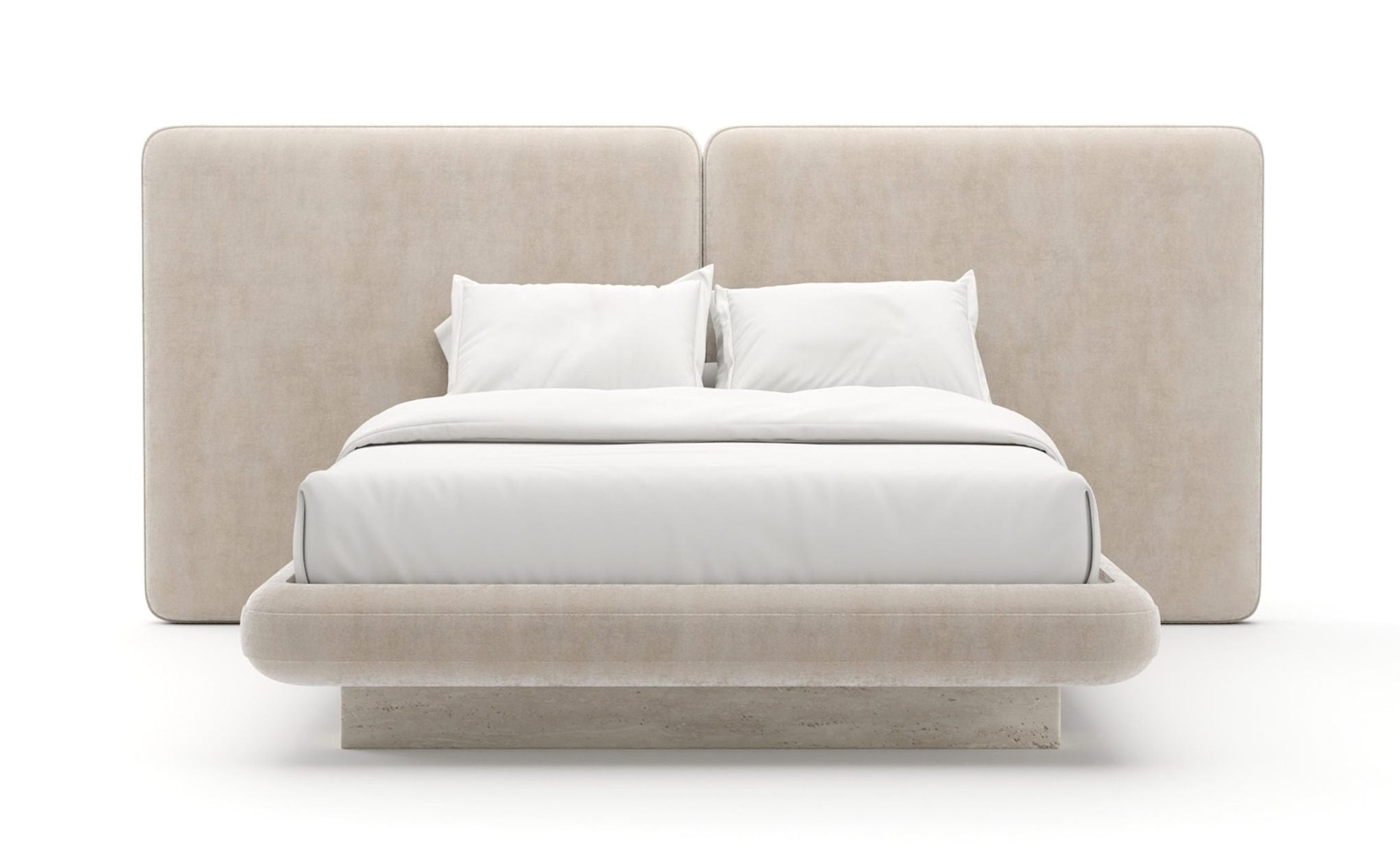 Caracole CLA-425V-106 Well Balanced Qn Bed Ecru