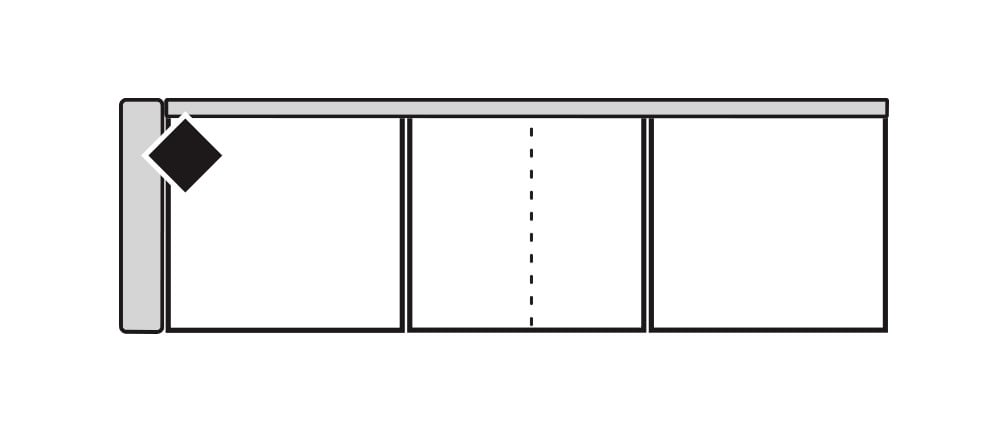 Four Seasons 1927Q-LSF MOLLY LSF 3 SEAT QSLP