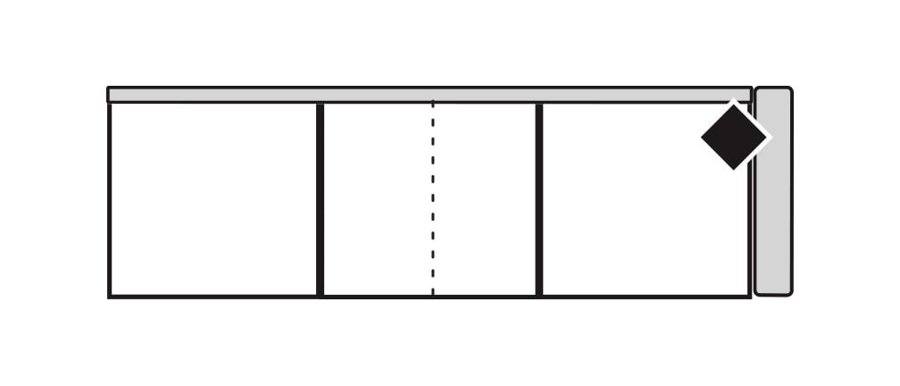 Four Seasons 1927Q-RSF MOLLY RSF 3 SEAT QSLP