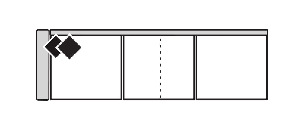Four Seasons 47095Q-LSF REESE LSF 3 SEAT QSLP