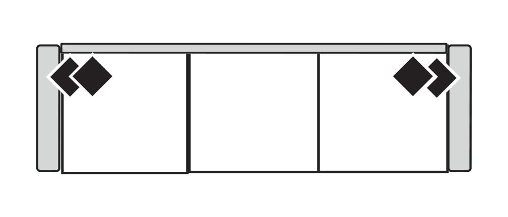 Four Seasons 47095Q REESE 3 SEAT QSLP