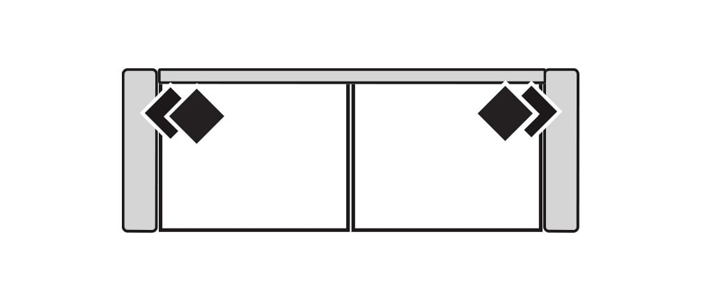 Four Seasons 47090R REESE 2 SEAT RSLP