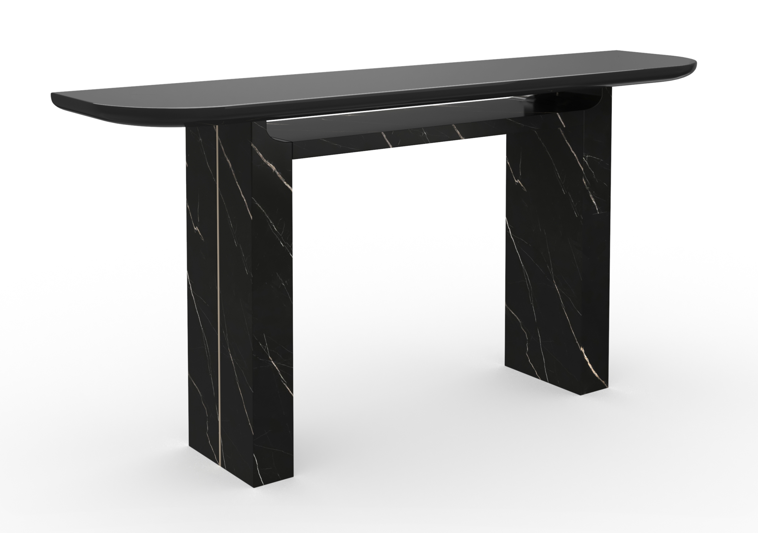 Caracole CLA-425V-441 Overlap Console Dark