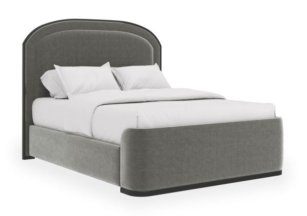 Caracole CLA-425V-105 Wanderlust Qn Bed Pewter