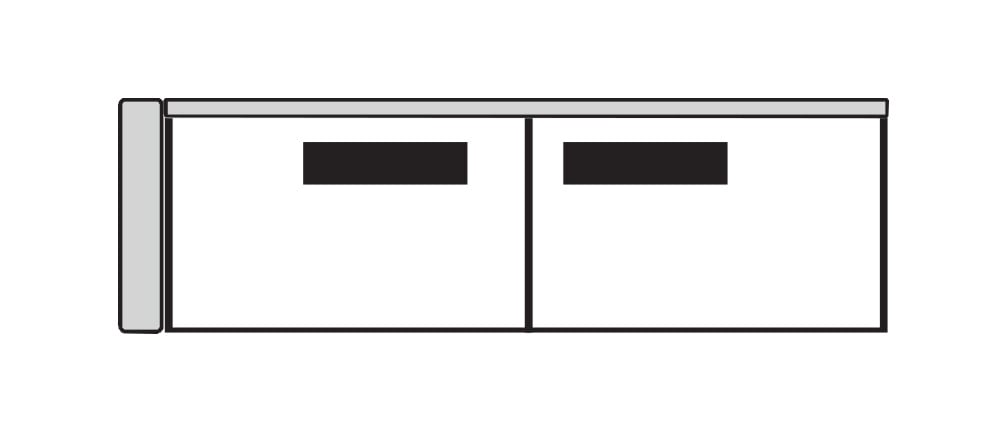 Four Seasons 75090Q-LSF BENTON LSF 2 SEAT QSLP