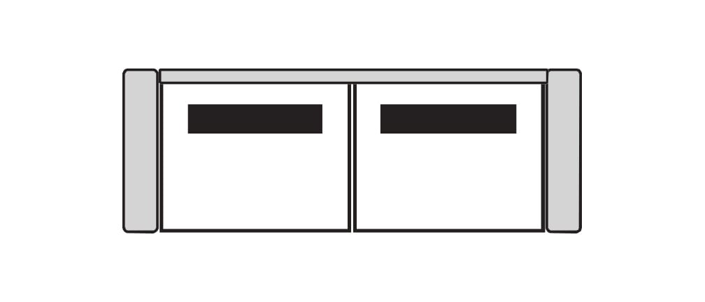 Four Seasons 75090R BENTON 2 SEAT RSLP