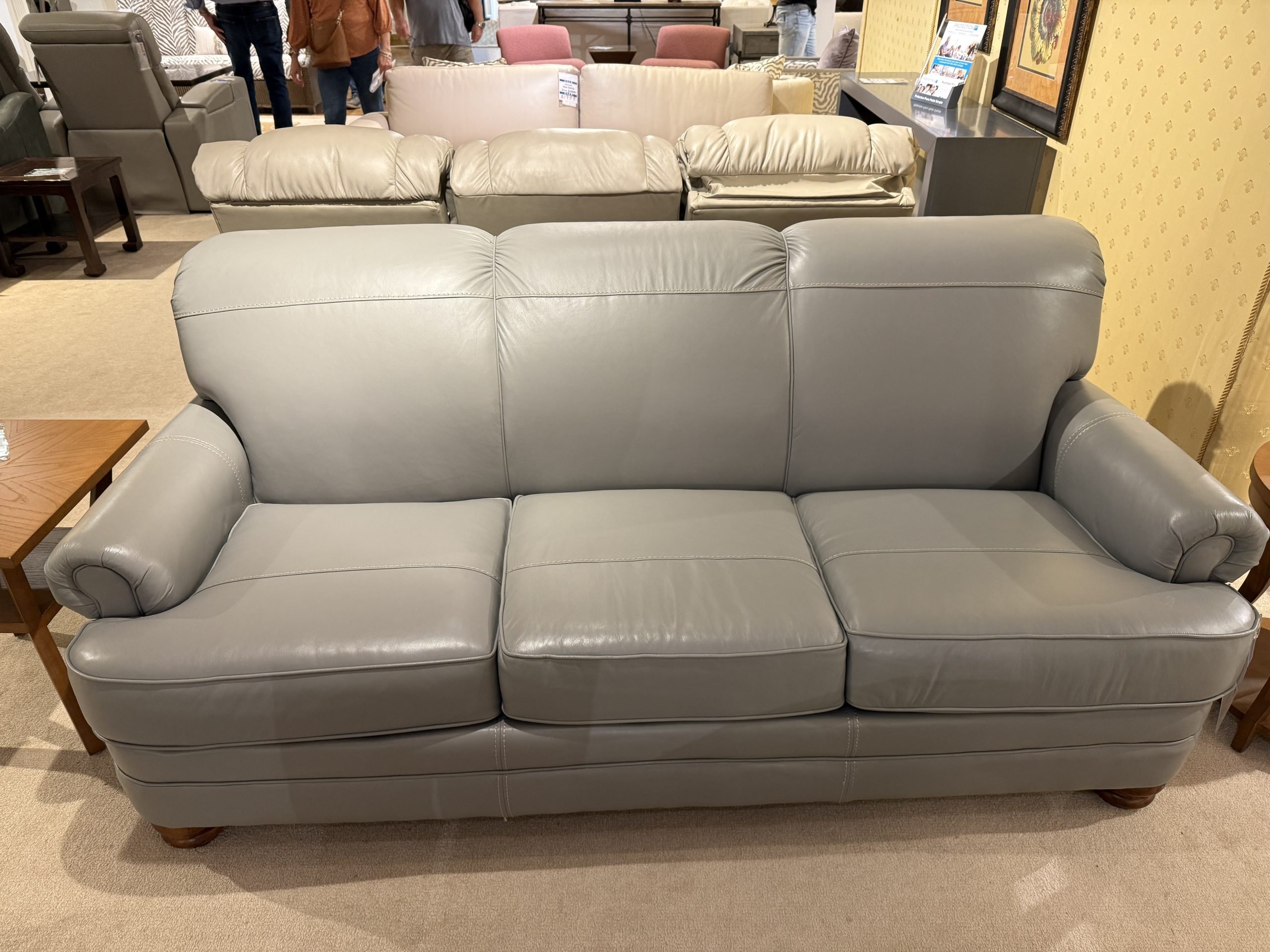 Flexsteel B3790-31 Bay Bridge Leather Living Room Sofa