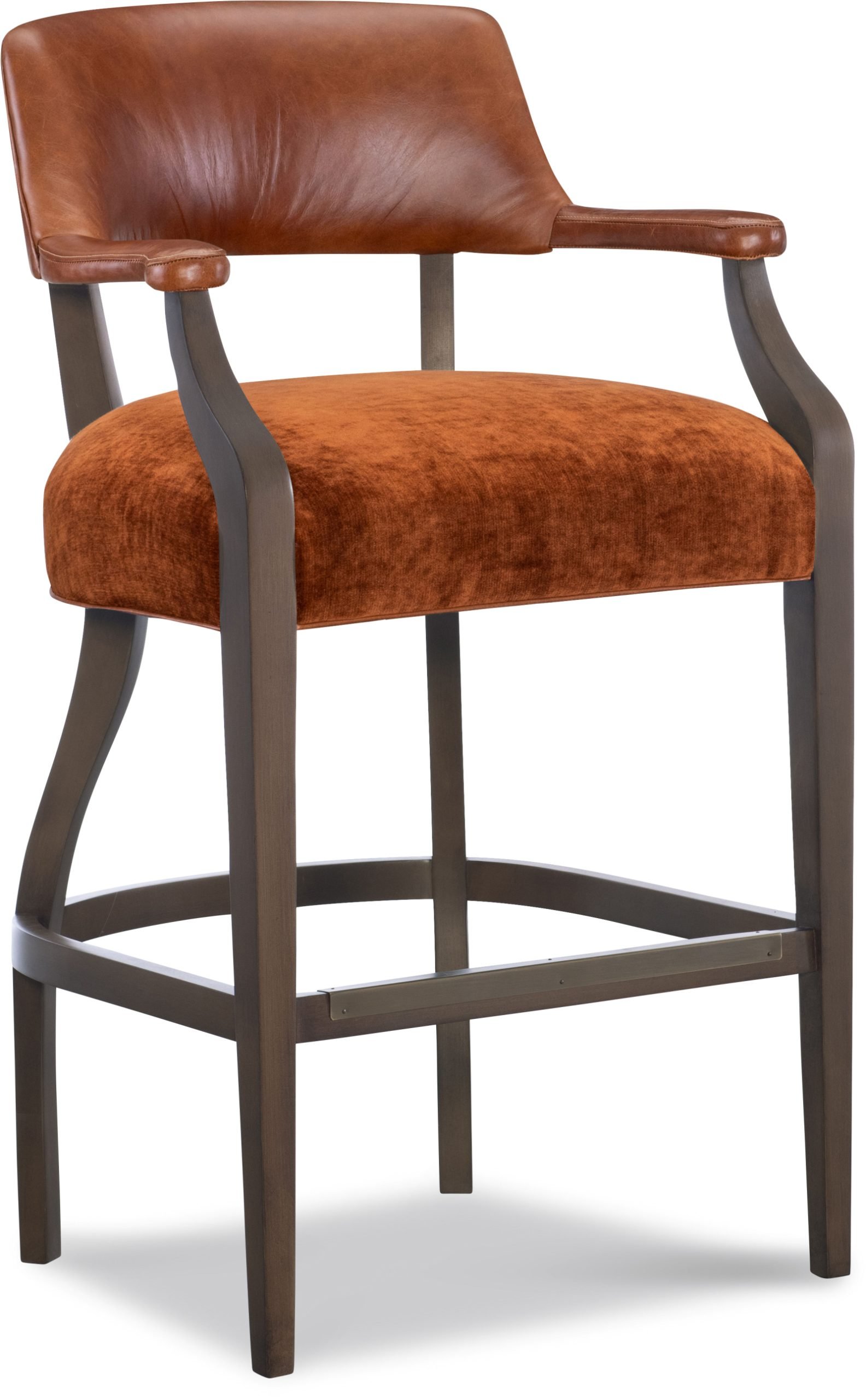 CR Laine L1020-46 Captain Leather Bar Stool