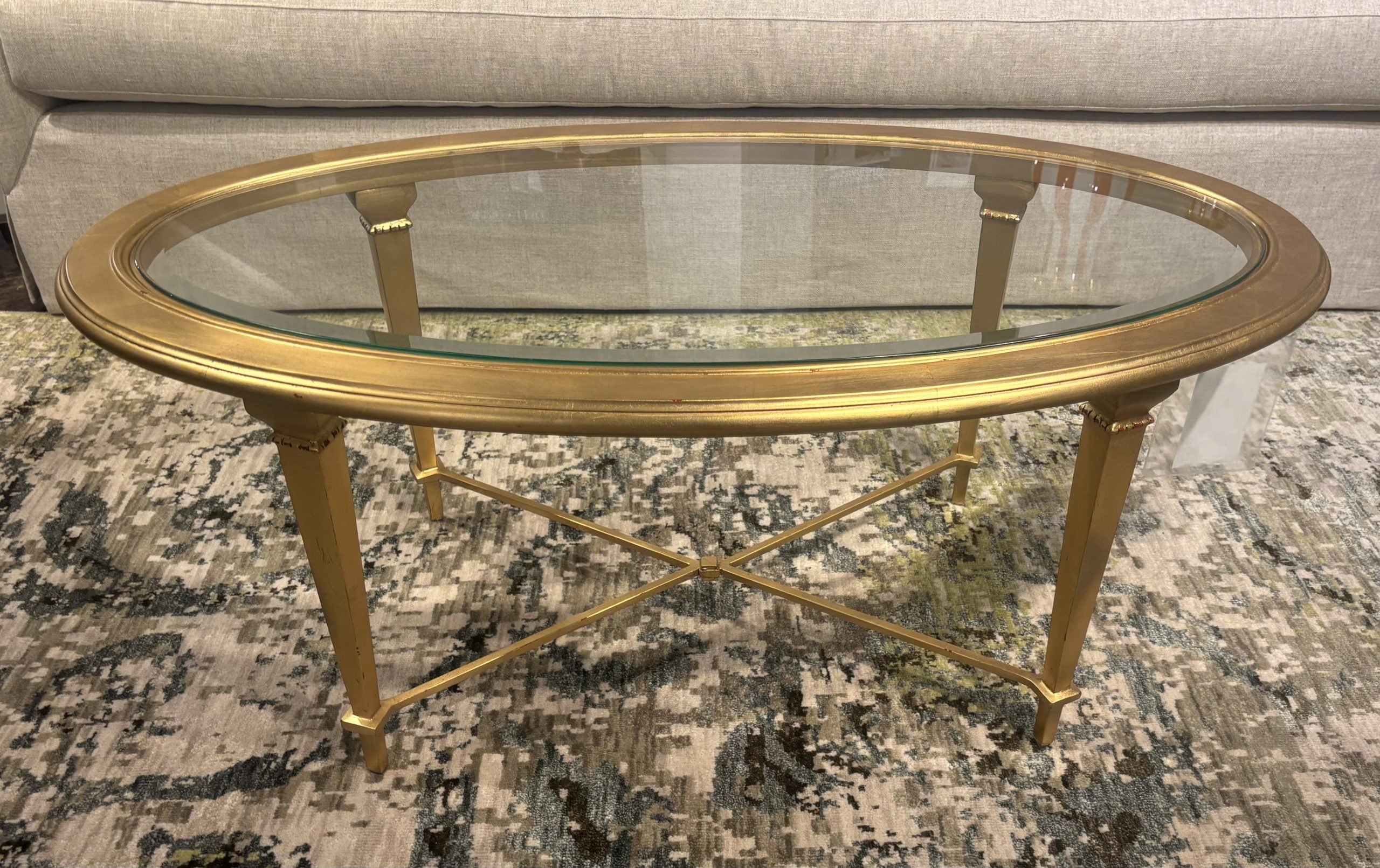 Hickory Chair HC2579-10 Bristol Oval Cocktail Table