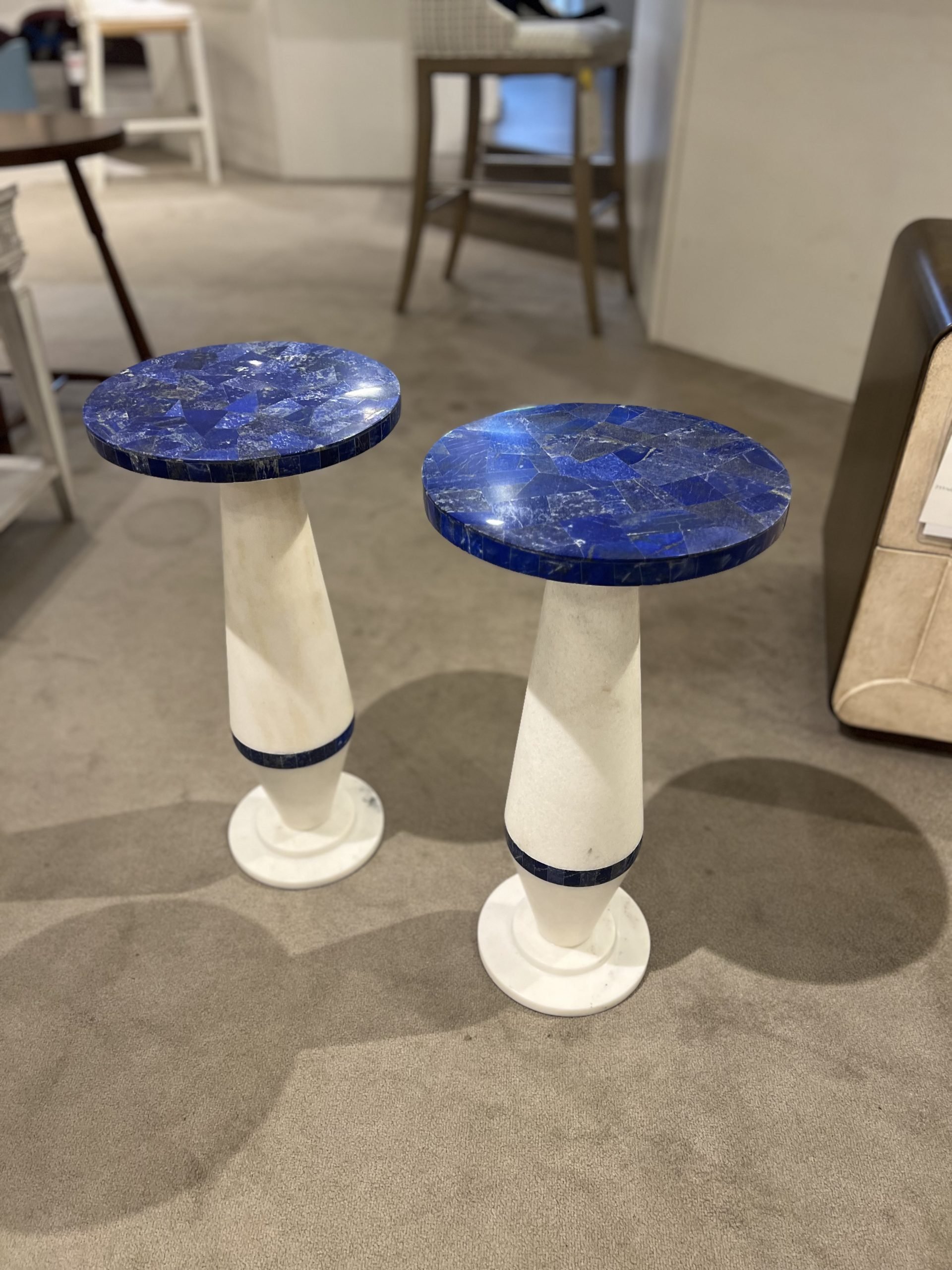 Maitland-Smith 8379-30L/60 Lapis Martini Table
