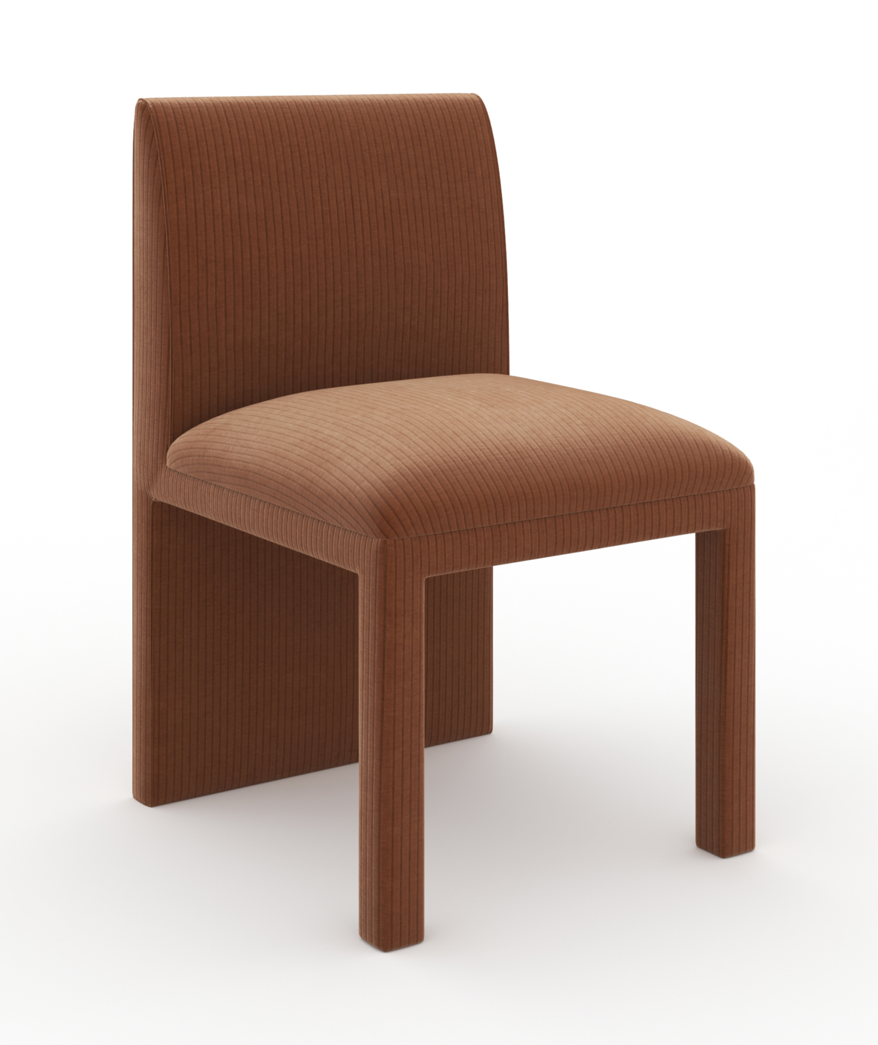 Caracole CLA-425V-291A Precipice Uph Dining Chair Saffron