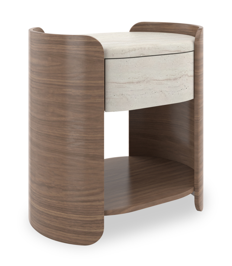 Caracole CLA-425V-0611 Fleur Open Nightstand Caracole CLA-425V-0611 Fleur Open Nightstand