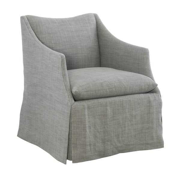 Hickory Chair HC8507-01 Oletta Skirted Dining Arm Chair