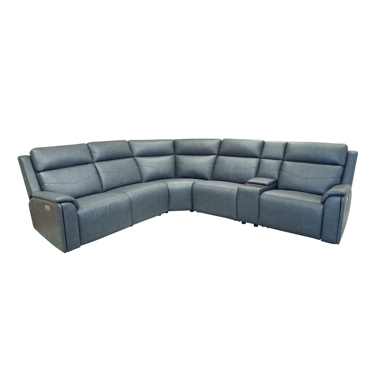 Flexsteel 1592-SECTP5-38640 Vernon Admiral Fabric Power Reclining ...