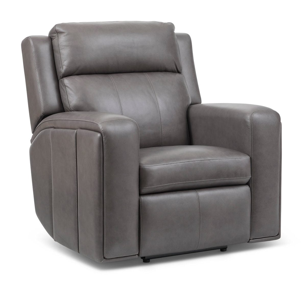 Flexsteel 1596-50PH-70502 Wyatt Leather Power Recliner with Power Headrest & Lumbar