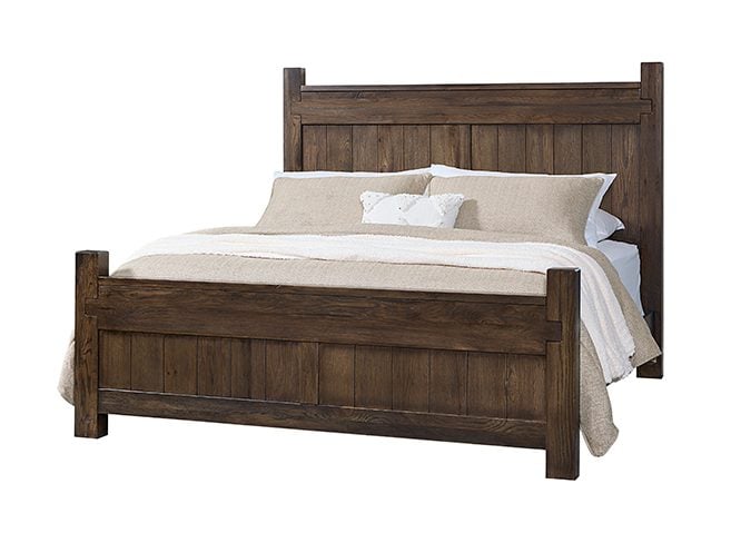 Artisan & Post 190-667-766-944-MS2 Cal King Poster Bed In Espresso Oak