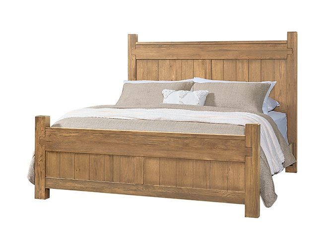 Artisan & Post 192-667-766-944-MS2 Cal King Poster Bed In Natural Oak