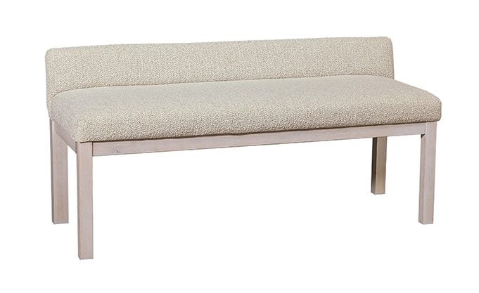 Artisan & Post 194-080Z Labradoodle Uph Bench In Washed White Oak