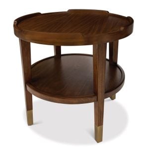 Ambella Home 27192-900-001 Crenellated Round End Table