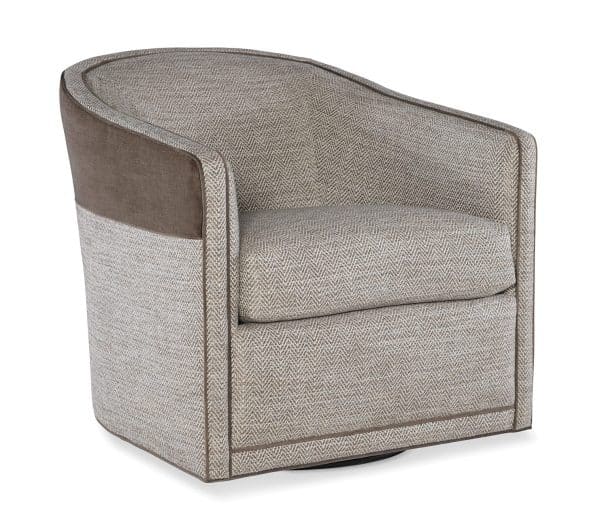 Jessica Charles 5616-S-DB Maeve Swivel With Decorative Back