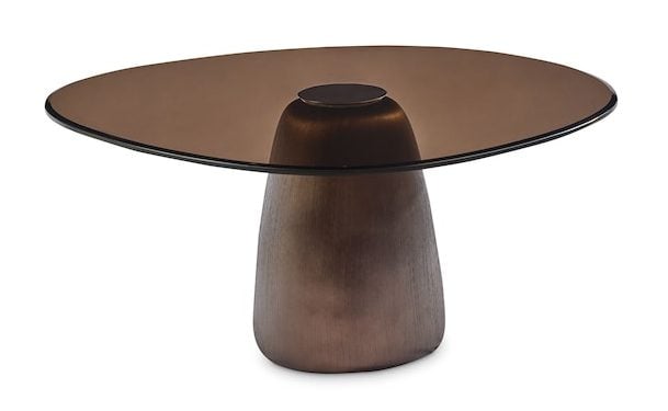 Bassett Furniture 6E26-K605 Pantheon Large Glass Top Coffee Table