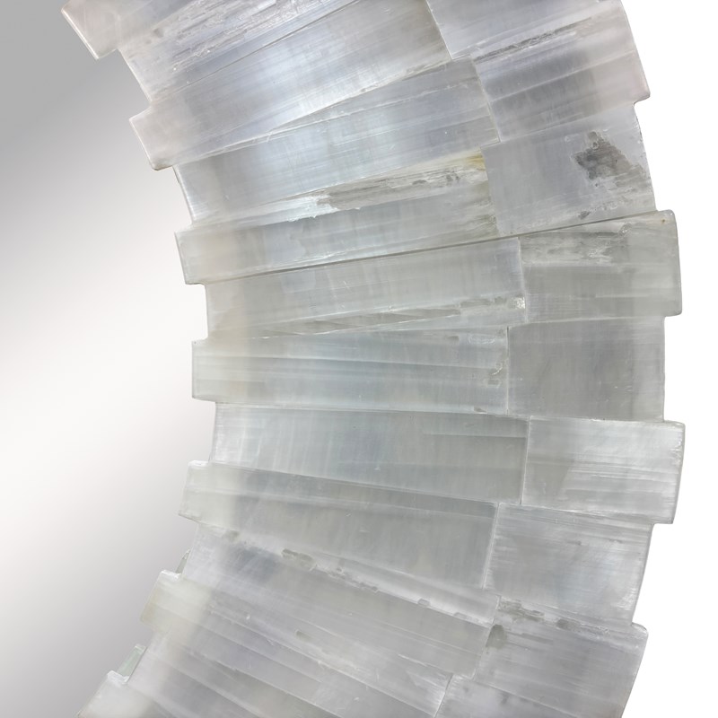 Ambella Home 74004-980-042 Selenite Round Mirror Ambella Home 74004-980-042 Selenite Round Mirror