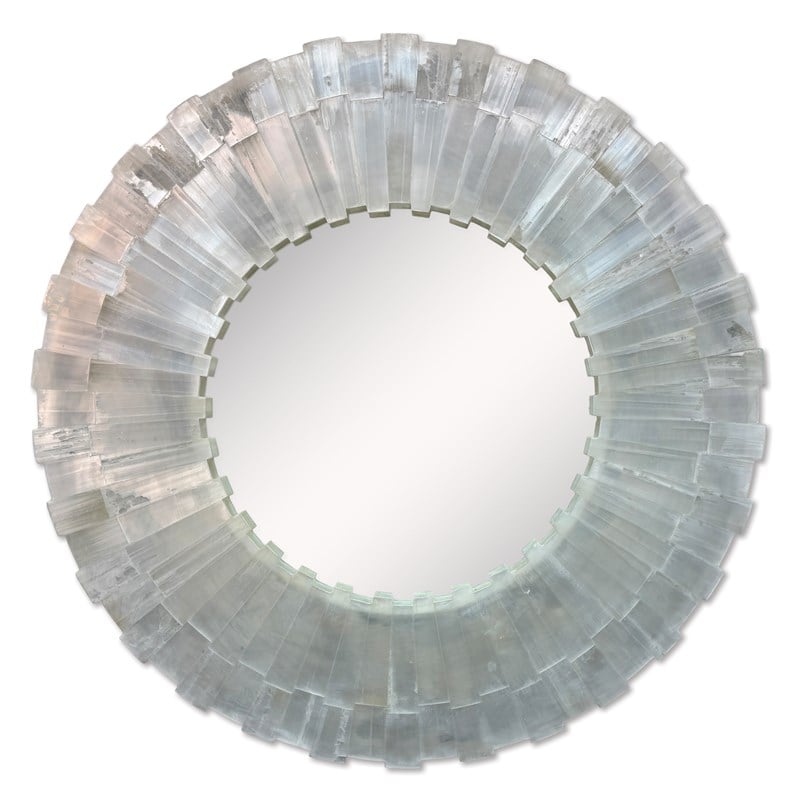 Ambella Home 74004-980-042 Selenite Round Mirror Ambella Home 74004-980-042 Selenite Round Mirror